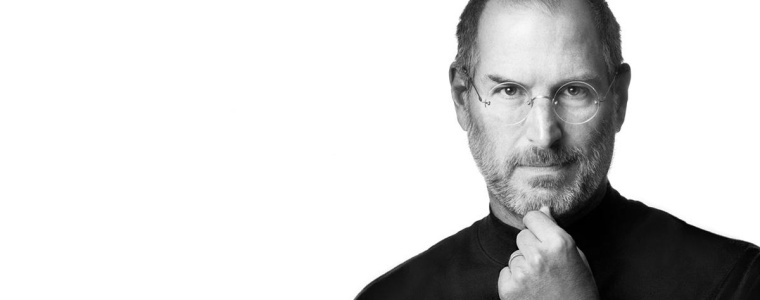 a photo of Steve jobs to show apple content marketing tactics